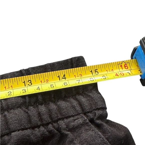 GAP Linen Blend Black Shorts Size S Drawstring Summer Classic A167 - Picture 6 of 6